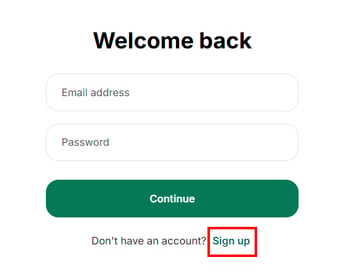Sign up