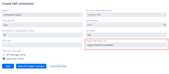 Setting Up SAP Web GUI